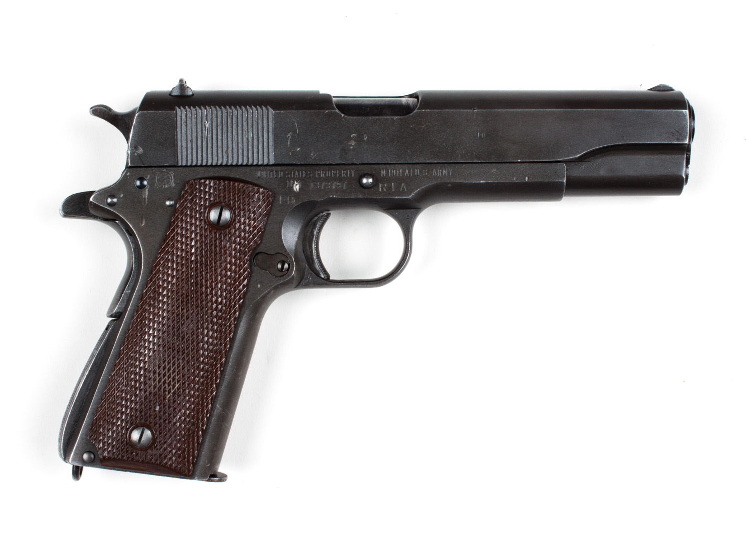 Appraisal: U S Model A cal semi-automatic pistol manufactured by Remington