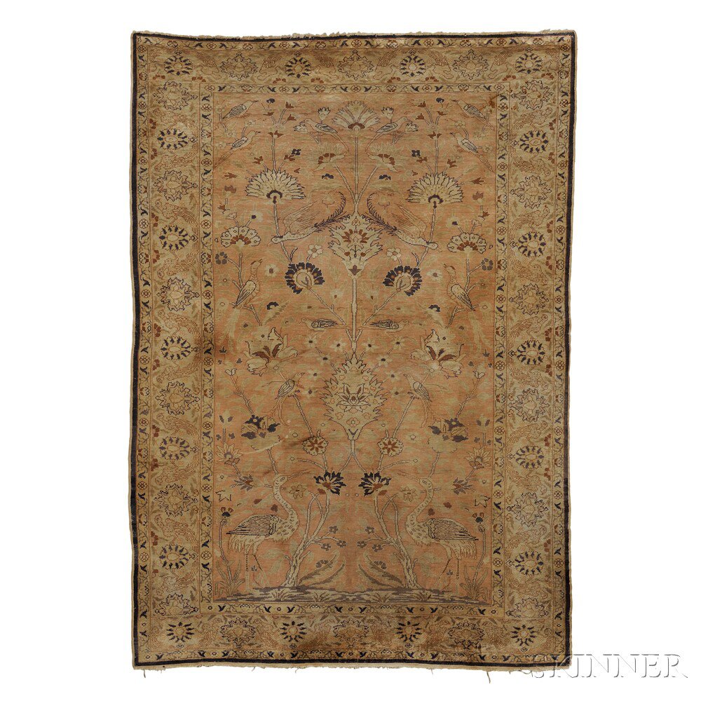 Appraisal: Silk Kayseri Rug Central Anatolia early th century the light