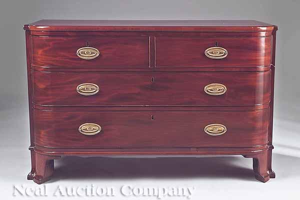 Appraisal: A George III Mahogany Chest early th c height in