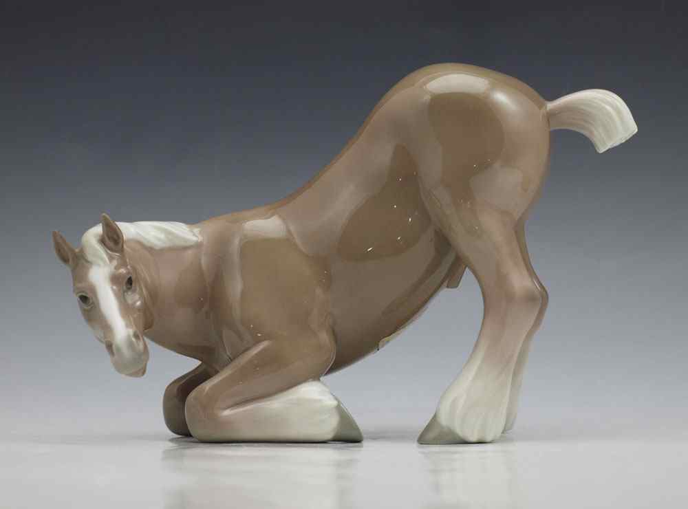 Appraisal: LLADRO PERCHERON HORSE Retired in designed by Vincente Martinez ''