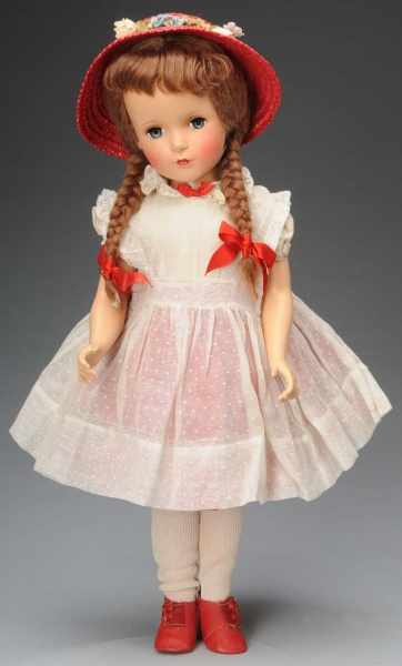 Appraisal: Hard Plastic Madame Alexander McGuffey Ana Doll Description American Ca