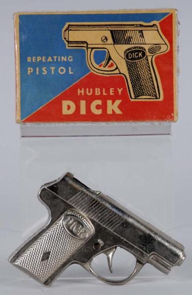 Appraisal: Hubley Dick Cap Gun Description Includes box Condition Excellent Size