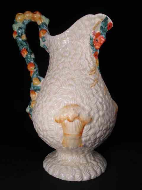 Appraisal: Clarice Cliff art pottery ewer in the Celtic Harvest pattern