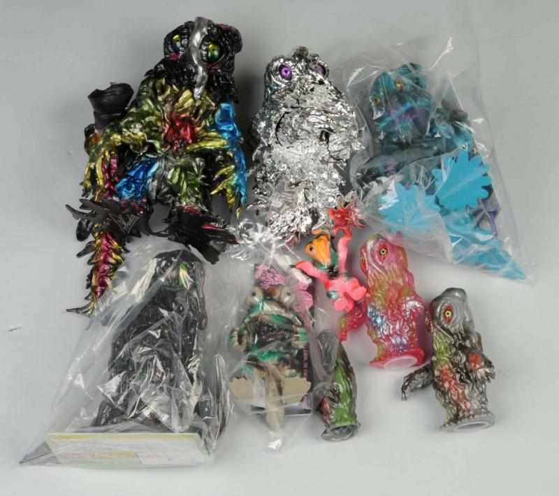 Appraisal: Lot of Hedorah Soft Vinyl Figures Description Includes CCP Sooted