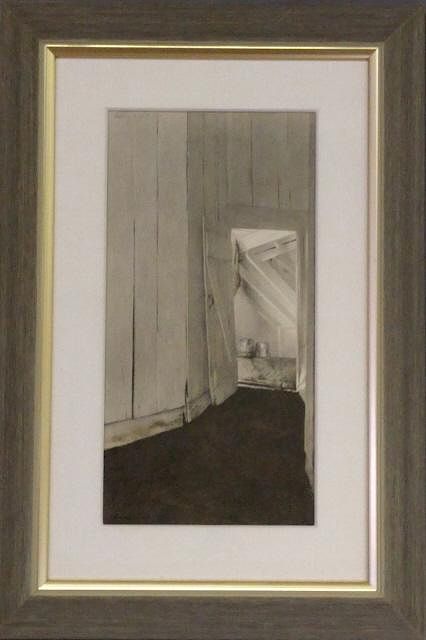 Appraisal: Andrew Wyeth Hand Signed Print Cooling Shed Andrew Wyeth American