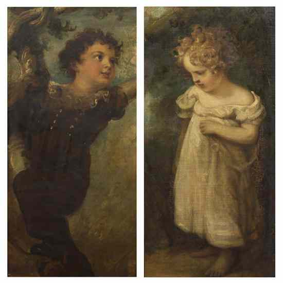 Appraisal: Attributed to John Hoppner R A British - Boy in