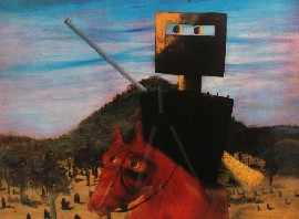 Appraisal: Sidney Nolan - Ned Kelly Series screenprint signed 'nolan' lower