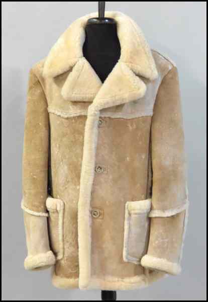 Appraisal: MAN'S MARLBOROUGH SHEARLING COAT Size medium Condition No Specific Condition