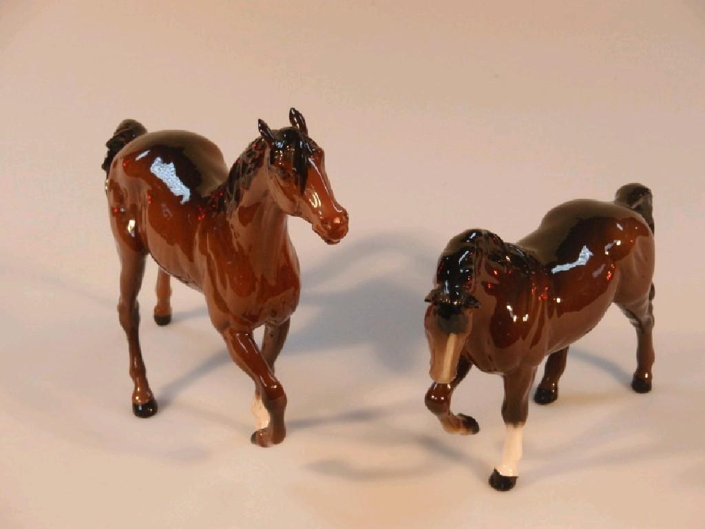 Appraisal: A Royal Doulton model of a bay standing horse with