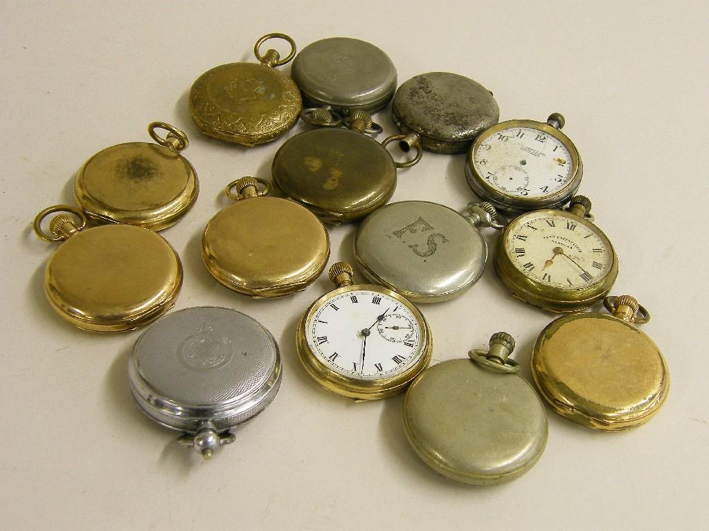 Appraisal: ct lever pocket watch the cuvette inscribed 'Examined by Chas