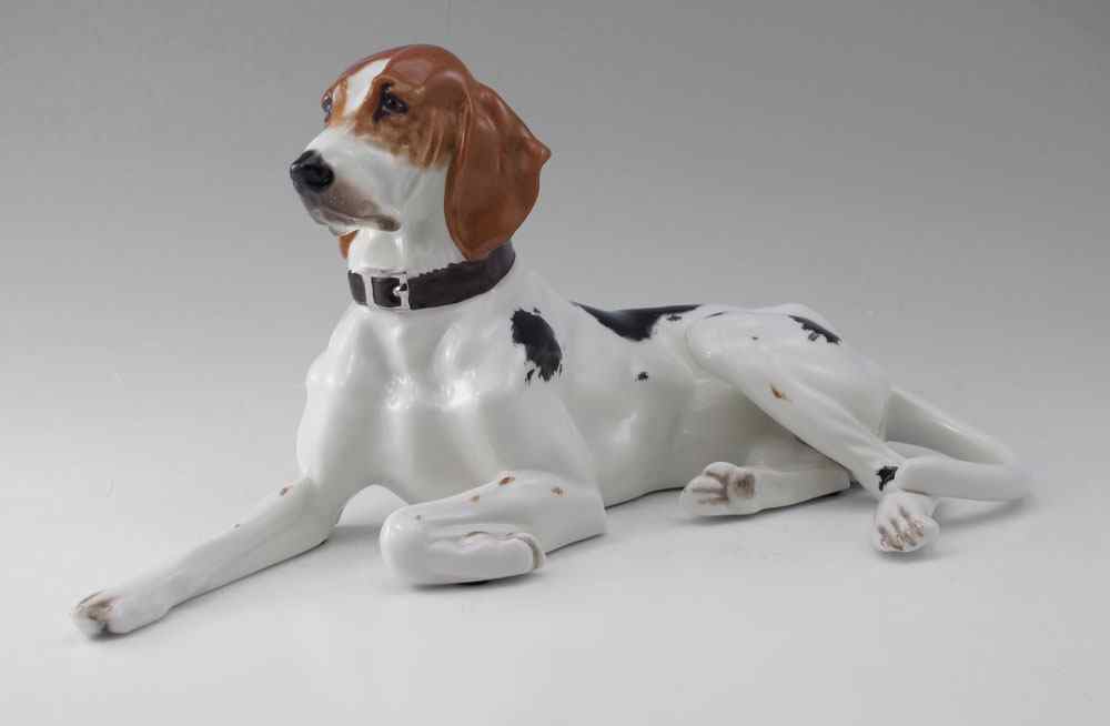 Appraisal: BOEHM PORCELAIN AMERICAN FOX HOUND A regal model of the