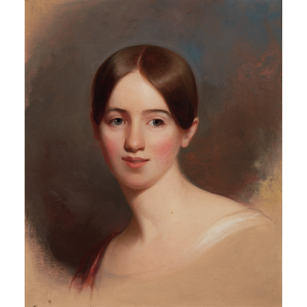 Appraisal: Thomas Sully American - Portrait of Miss Todd Signed with