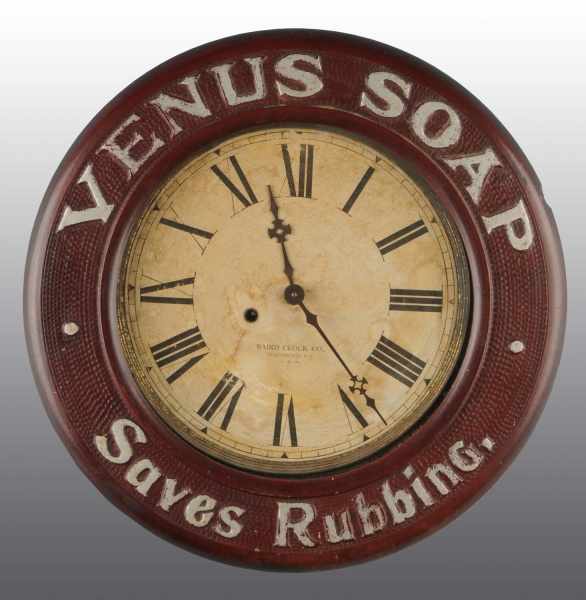 Appraisal: Venus Soap Baird Clock Description Very few gallery clocks were