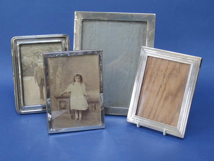 Appraisal: A COLLECTION OF PHOTOGRAPH FRAMES all of upright rectangular form