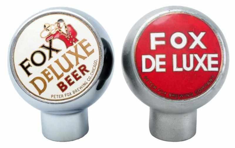 Appraisal: Lot of Fox DeLuxe Beer Tap Knobs Includes one with