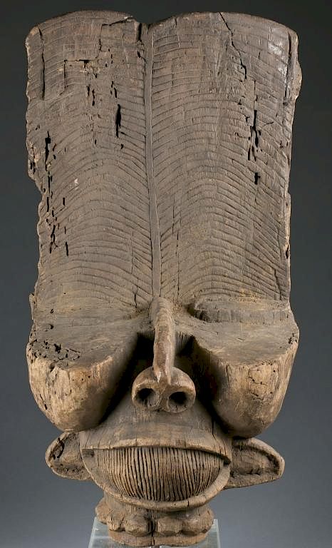 Appraisal: Night mask Cameroon th century A night mask Cameroon Grasslands