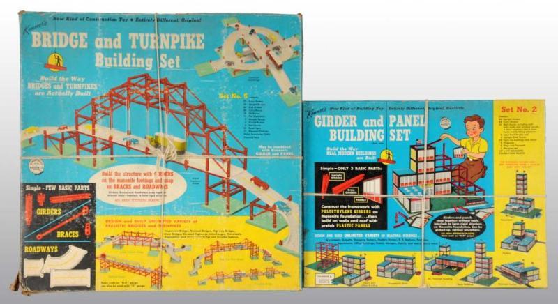 Appraisal: Lot of Kenner Building Sets in Boxes Description Circa s