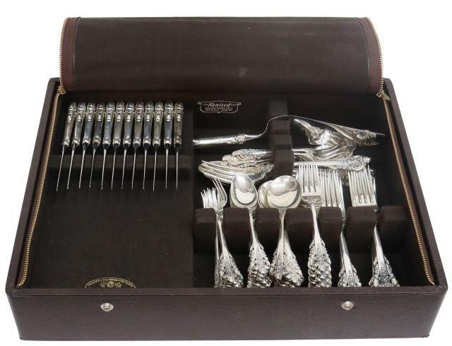 Appraisal: lot of American sterling silver flatware service Wallace Silversmiths in