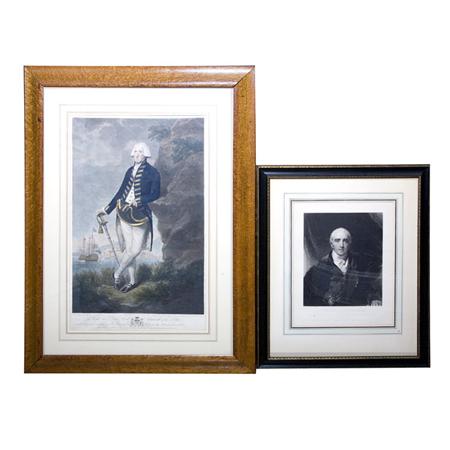 Appraisal: After Lawrence RICHARD WELLESLEY Two engravings one framed t w