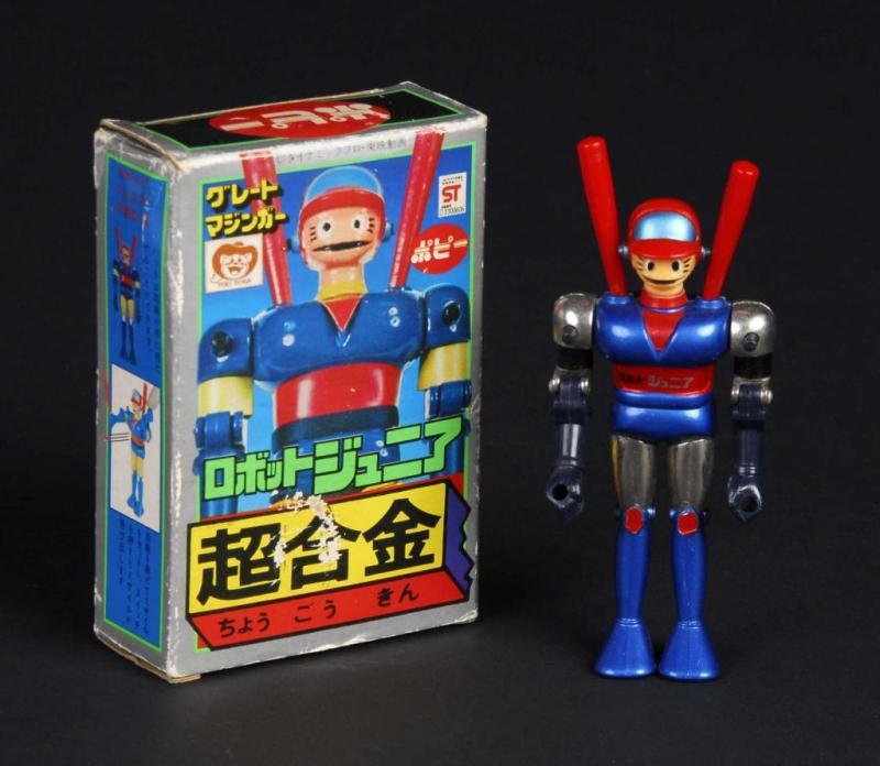 Appraisal: Robot Junior Description Popy GA- Toy Mint complete light box