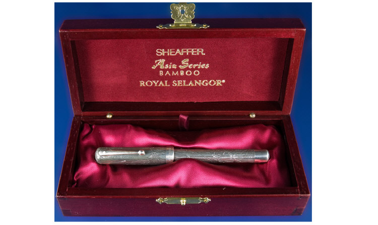 Appraisal: Sheaffer Bamboo Royal Selangor Asia Series Fountain Pen fitted with