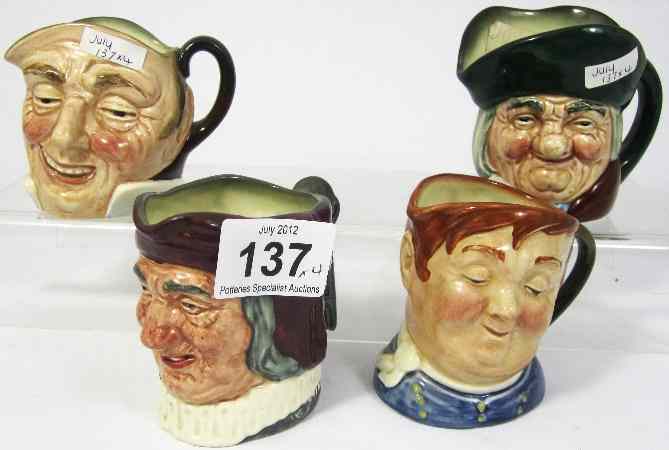 Appraisal: Royal Doulton Small Character Jugs Farmer John D Fat Boy