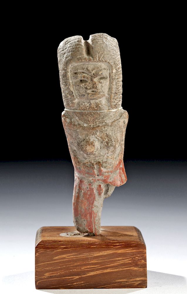 Appraisal: Valdivian Pottery Standing Female Male Figure Pre-Columbian Ecuador Valdivian culture