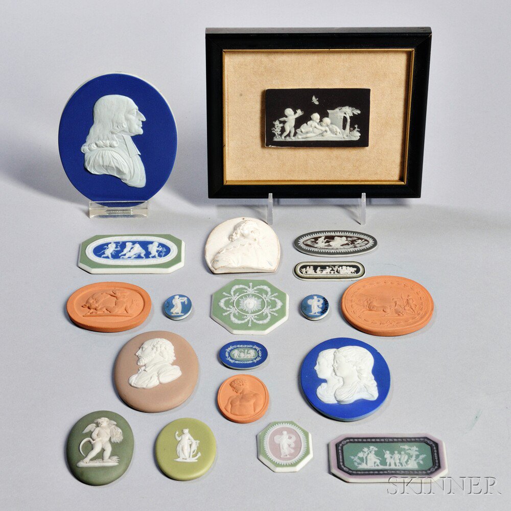 Appraisal: Nineteen Wedgwood Assorted Medallions England th and th century including