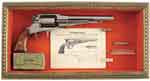 Appraisal: REMINGTON IMPROVED NEW MODEL NAVY CARTRIDGE REVOLVER WITH DISPLAY CASE