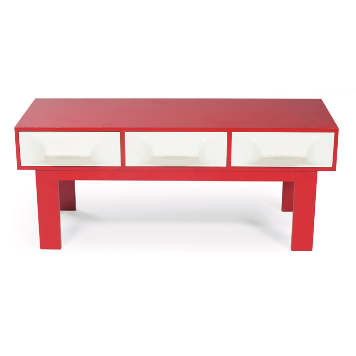 Appraisal: Lars Goren-Nilson 'Avanti ' cabinet by Froeske Sweden c red