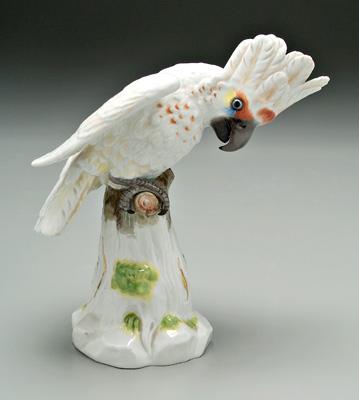 Appraisal: Meissen figure of cockatoo blue crossed swords mark under glaze