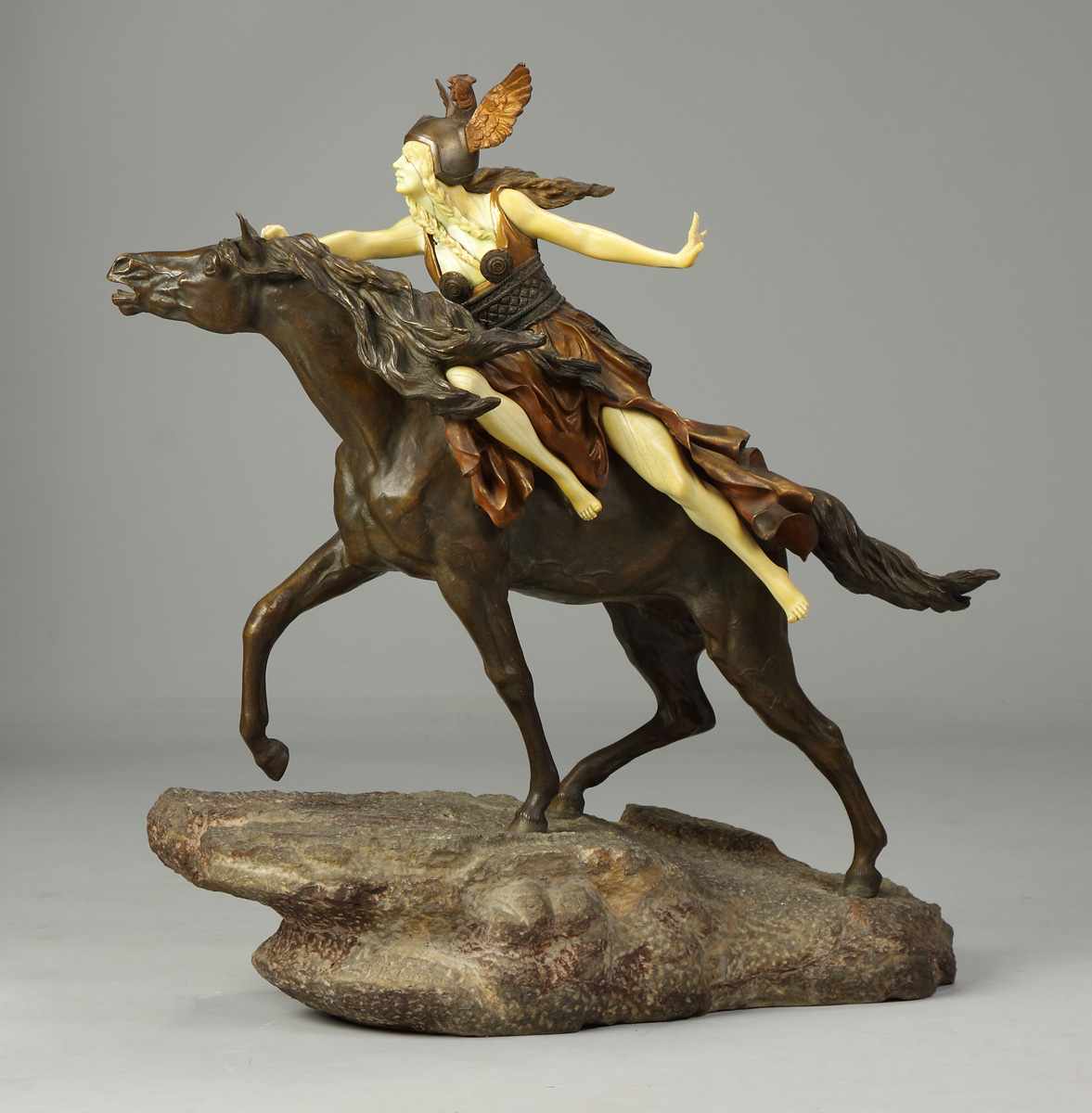 Appraisal: Claire Jeanne Roberte Colinet French - ''Valkyrie Into the Unknown''