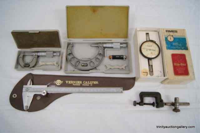 Appraisal: Machinist Micrometer Dial Caliper ToolsFrom an estate includes the following