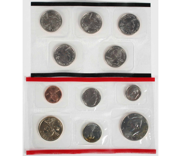 Appraisal: Two Uncirculated U S Mint Coin Sets Denver Philadelphia w