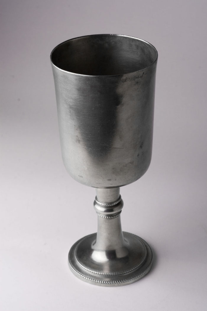 Appraisal: PEWTER CHALICE PENNSYLVANIA CIRCA - This chalice is thought to