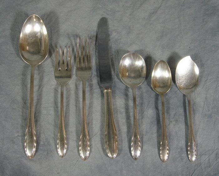 Appraisal: pcs Gorham Lyric sterling silver flatware no mono c o