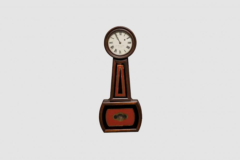 Appraisal: E Howard No Rosewood Wall Clock E Howard No Rosewood