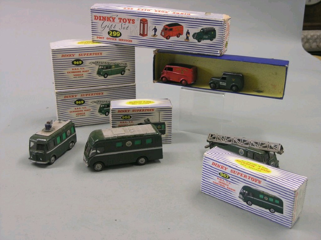 Appraisal: Dinky Toys Television Vehicles nos and two in original boxes