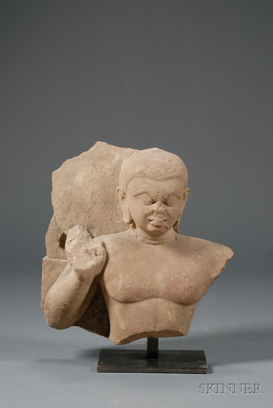 Appraisal: Sandstone Bust northern India Gupta period nd century B C