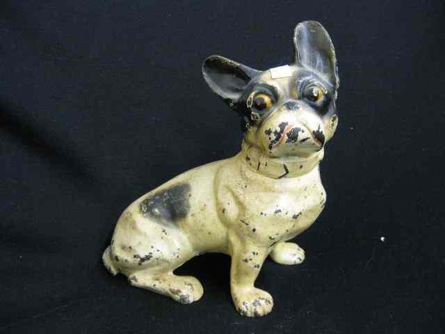 Appraisal: Cast Iron Figural Doorstop of a Bull Terrier ''