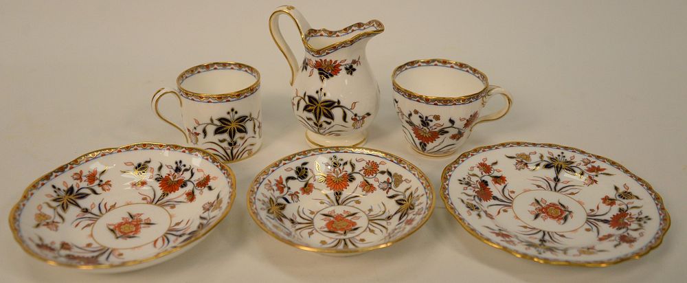 Appraisal: Fifty-nine Piece Set of Minton China having blue and iron