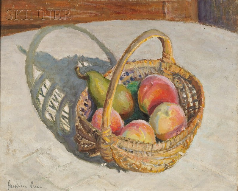 Appraisal: Frederic Luce French - Une Corbeille des Fruits Signed frederic