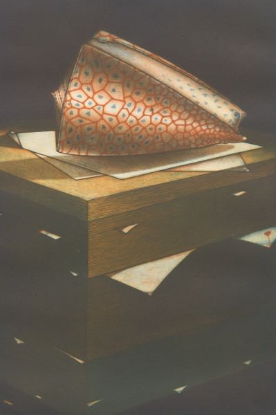 Appraisal: MICHEL ESTEBE FRENCH B x paper Coquillage Mezzotint in colors