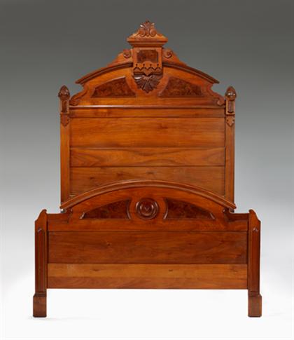 Appraisal: Renaisance Revival walnut and inlaid bedroom set mid late th