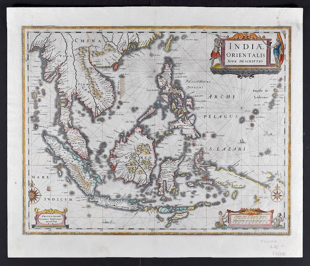 Appraisal: Jansson Map of the East Indian Ocean Archipelagos Jan Jansson