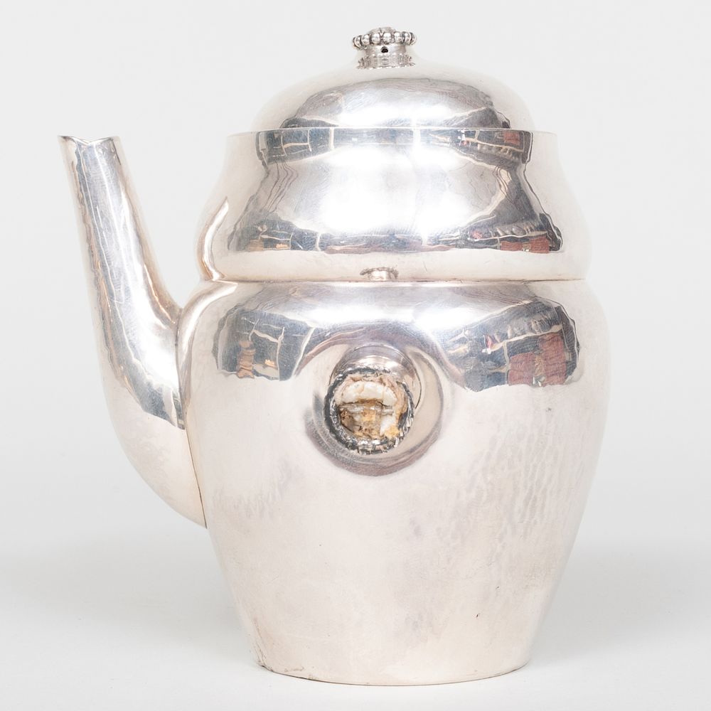 Appraisal: Georg Jensen Silver Coffee Pot Marked 'Sterling' in high oz