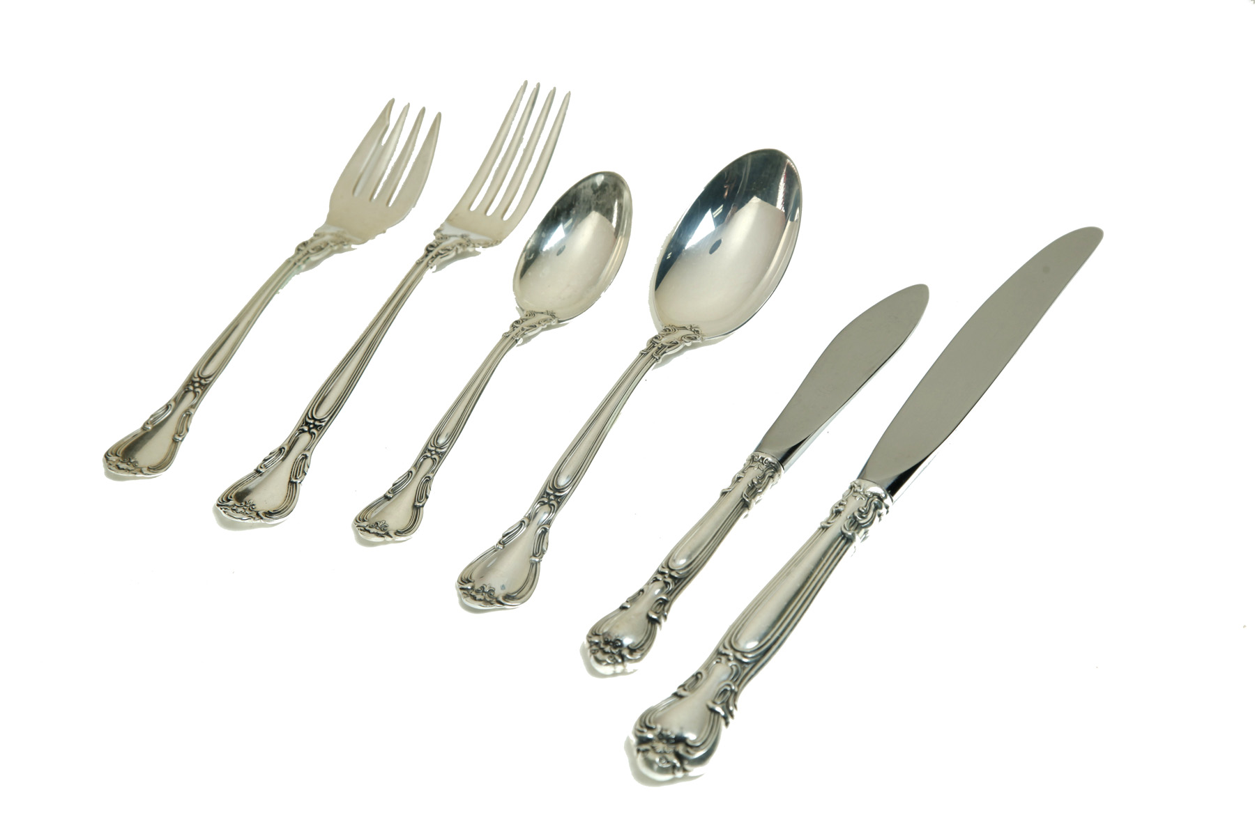 Appraisal: SET OF GORHAM STERLING FLATWARE American th century Service for