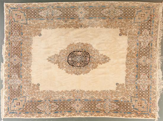 Appraisal: Kerman Medallion rug Iran circa x