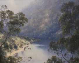 Appraisal: Ramon Ward-Thompson born Wollondilly River oil on board signed 'R