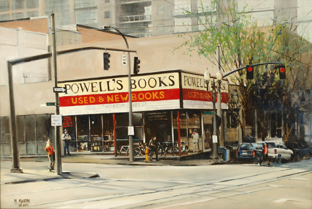 Appraisal: MARIE MARTIN OIL ON CANVAS California Oregon born Powell's Books